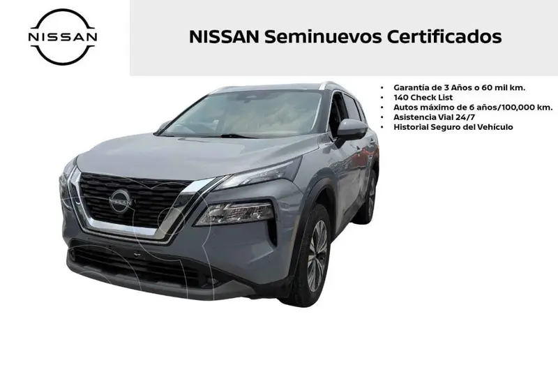 Foto Nissan X-Trail Exclusive 2 Filas usado (2023) color Gris precio $415,000