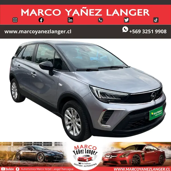 Foto Opel Crossland  1.2L Limited usado (2022) color Gris precio $10.590.000