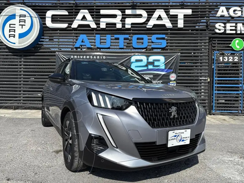 Foto Peugeot 2008 1.2L Allure Pack usado (2021) color plateado financiado en mensualidades(enganche $74,580 mensualidades desde $7,773)