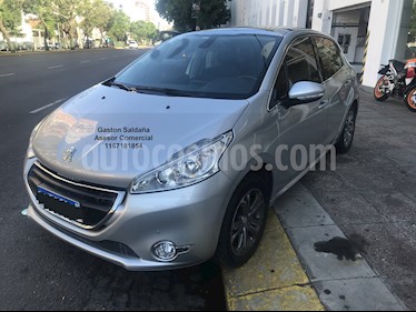 Peugeot 208 Allure 1.6 usado (2016) color Gris precio $710.000