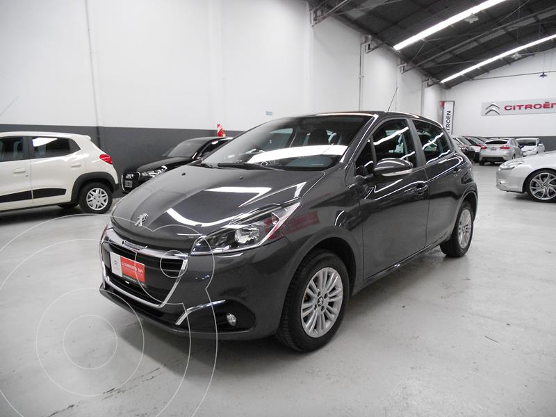 Peugeot 208 Allure 1.6 usado (2018) color Gris precio $1.370.500