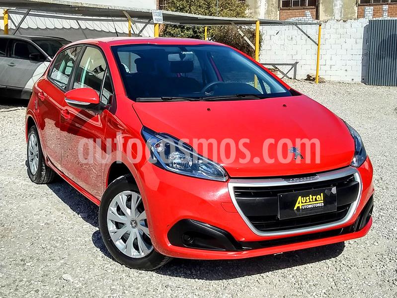 Peugeot 208 Active 1.5 usado (2017) color Rojo Aden precio $520.000