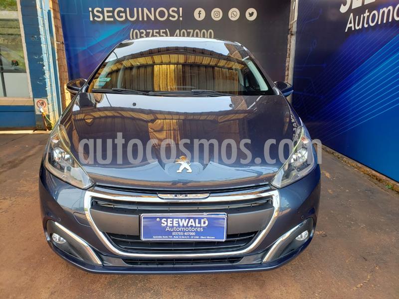 Peugeot 208 1.6 N 16v Feline(115cv) (L16) usado (2016) color Azul precio $1.280.000