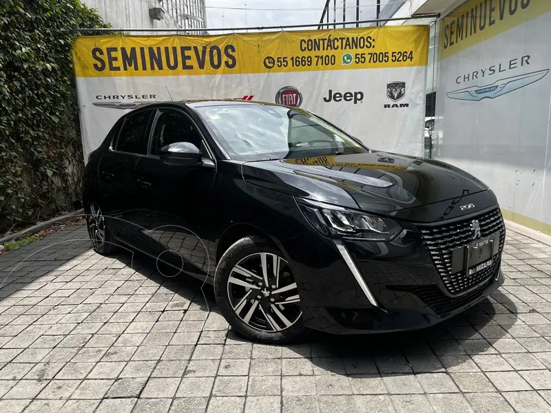 Peugeot 208 Allure usado (2022) color Negro precio $345,000