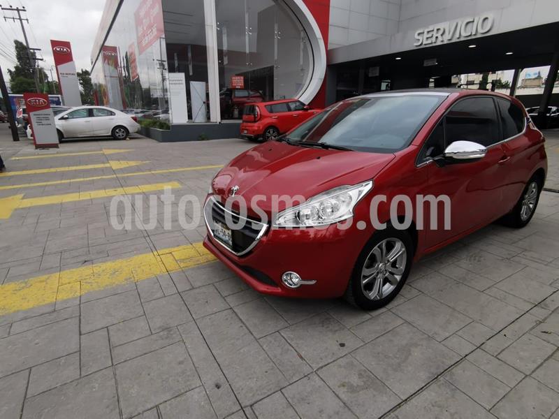 Peugeot 208 1.6L Feline 3P usado (2016) color Rojo precio $159,000