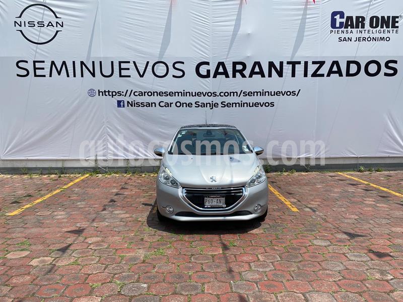 Peugeot 208 1.6L Feline usado (2015) color Gris Aluminium precio $149,900