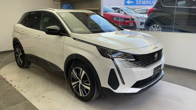Foto Peugeot 3008 1.6L Active Aut usado (2024) color Blanco financiado en mensualidades(enganche $171,380 mensualidades desde $7,363)