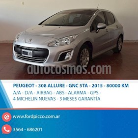 Foto venta Auto usado Peugeot 308 Allure (2015) color Gris Claro
