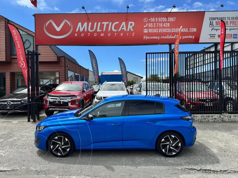 Foto Peugeot 308 1.2L Allure Pack Puretech Aut 130HP usado (2023) color Azul financiado en cuotas(pie $3.275.000)