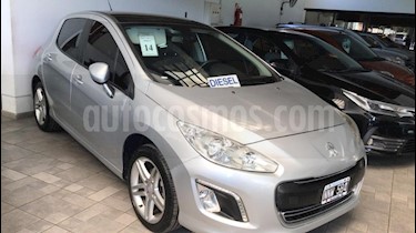 Peugeot 308 Feline HDi usado (2014) color Gris Claro precio $500.000