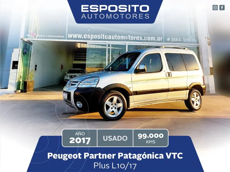 2017 Peugeot Partner PARTNER PATA. 1.6 VTC PLUS L10/17