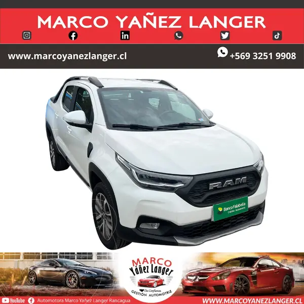 Foto RAM 700 1.3L Laramie usado (2022) color Blanco precio $13.490.000