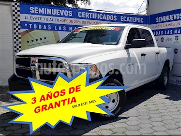 foto RAM RAM SLT 1500 Crew Cab Trabajo 3.6L Aut 8 vel 4x4 usado (2016) color Blanco precio $359,000