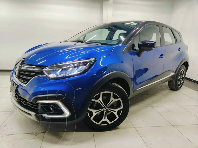 Foto Renault Captur Iconic CVT usado (2022) color Azul financiado en mensualidades(enganche $99,462 mensualidades desde $10,954)
