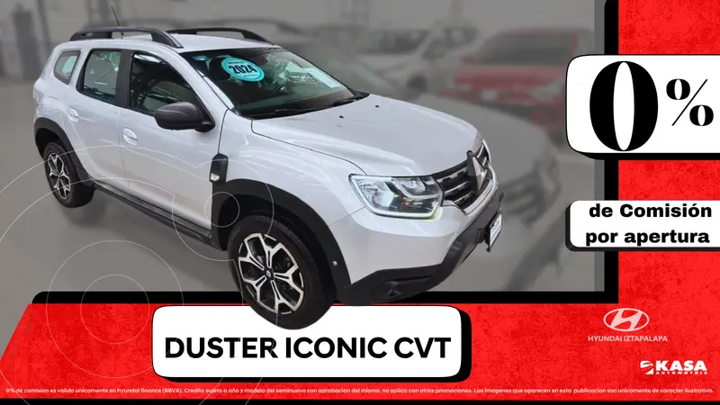 Foto Renault Duster Iconic Aut usado (2024) color plateado financiado en mensualidades(enganche $129,162 mensualidades desde $5,434)