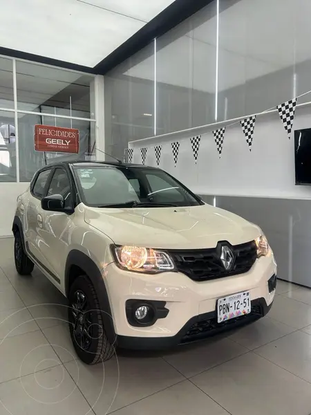 Foto Renault Kwid Bitono usado (2021) color Blanco financiado en mensualidades(enganche $74,775 mensualidades desde $3,146)