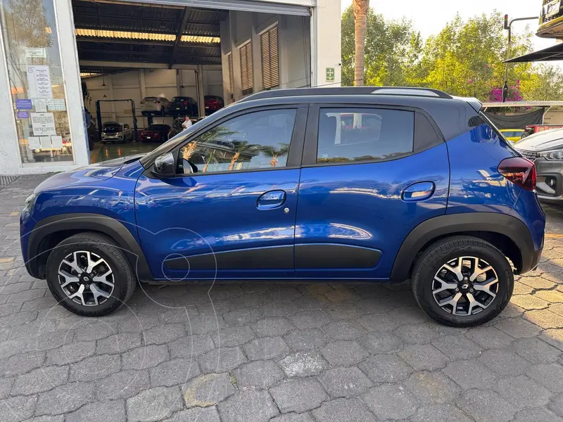 Foto Renault Kwid Bitono usado (2023) color Azul financiado en mensualidades(enganche $62,646 mensualidades desde $5,980)