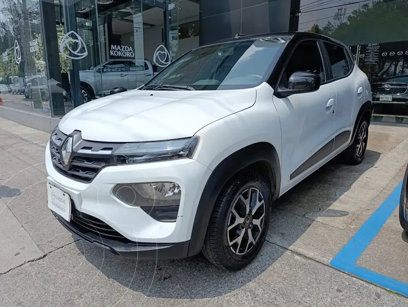 Foto Renault Kwid Bitono usado (2024) color Blanco precio $215,000