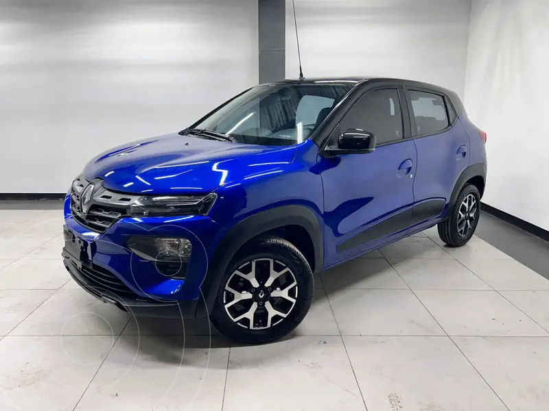 Foto Renault Kwid Bitono usado (2025) color Azul financiado en mensualidades(enganche $55,000 mensualidades desde $5,426)