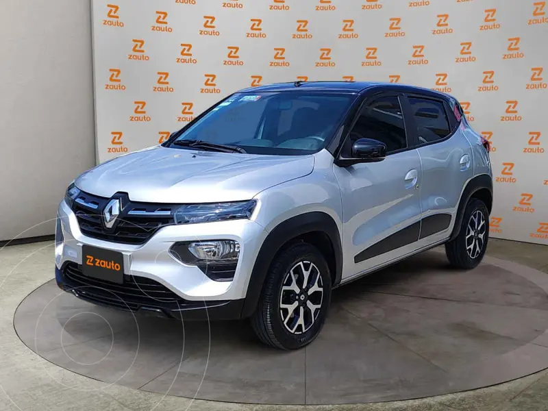 Foto Renault Kwid Bitono usado (2025) color Plata financiado en mensualidades(enganche $61,558 mensualidades desde $4,709)