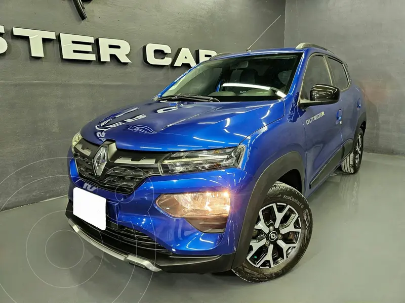 Foto Renault Kwid Outsider usado (2023) color Azul precio $215,000
