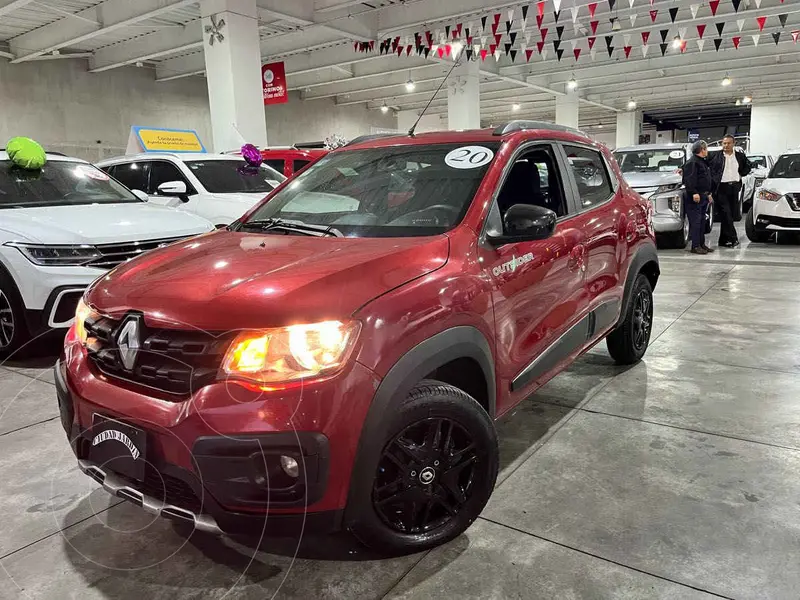 Foto Renault Kwid Outsider usado (2020) color Rojo financiado en mensualidades(enganche $50,385 mensualidades desde $3,855)