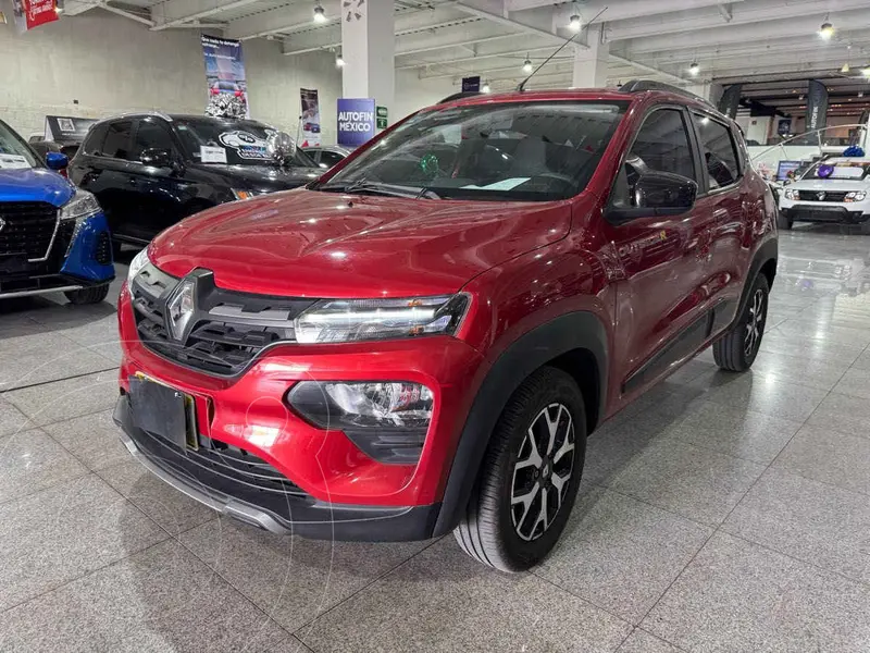 Foto Renault Kwid Outsider usado (2024) color Rojo financiado en mensualidades(enganche $65,700 mensualidades desde $5,026)