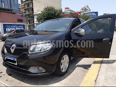 Renault Logan 1.6 Authentique usado (2017) color Negro Nacre precio $440.000