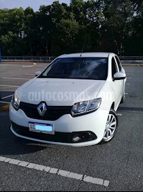 Renault Logan 1.6 Authentique usado (2018) color Blanco Glaciar precio $557.000
