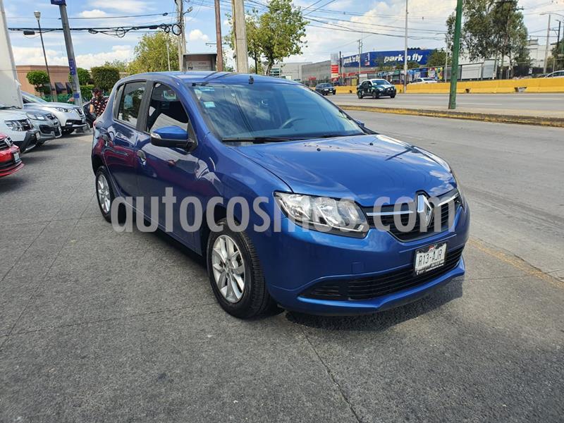 Renault Sandero Expression Aut usado (2017) color Azul precio $135,000