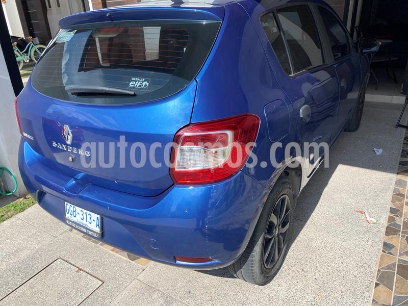 Renault Sandero Expression Aut usado (2017) color Azul precio $116,400
