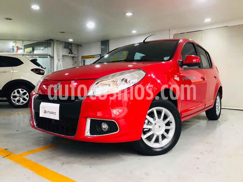 Renault Sandero Dynamique Aut usado (2015) color Rojo precio $122,000