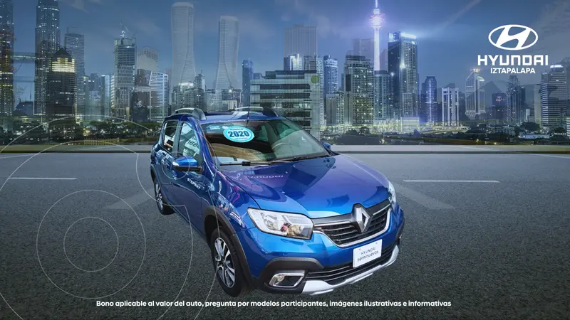 Foto Renault Stepway Intens usado (2020) color Azul precio $179,900