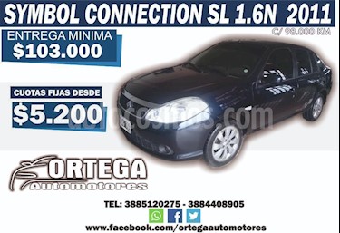 Foto venta Auto usado Renault Symbol 1.6 Pack (2011) color Azul precio $180.000