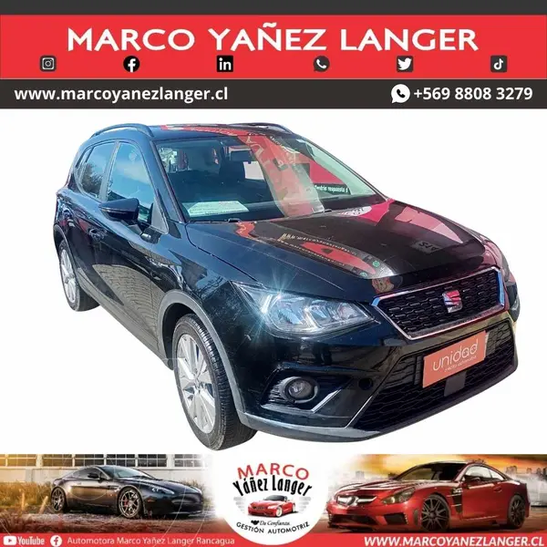 Foto SEAT Arona  1.6L Style Aut usado (2021) color Negro precio $10.490.000