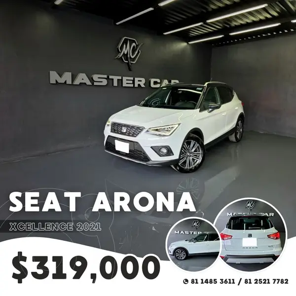 Foto SEAT Arona Xcellence usado (2021) color Blanco precio $319,000