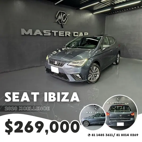 Foto SEAT Ibiza 1.6L Xcellence usado (2020) color Gris precio $269,000