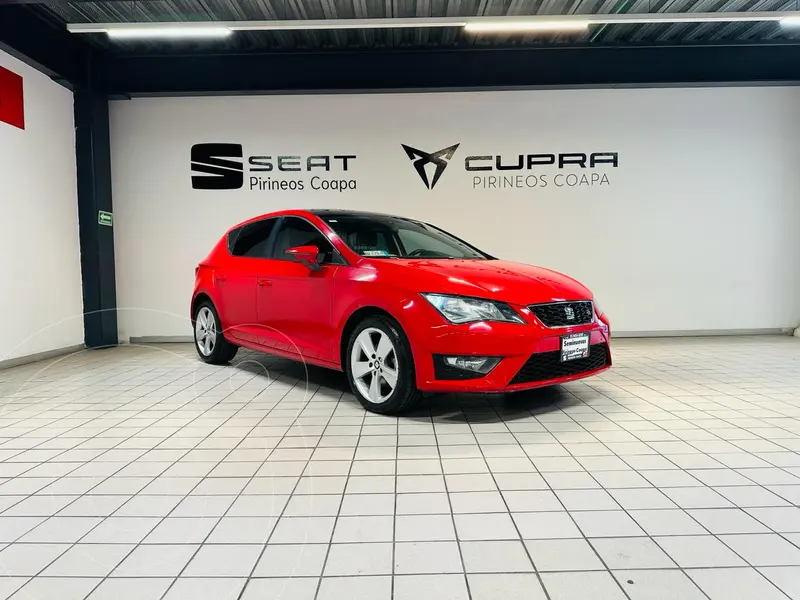 Foto SEAT Leon FR 1.4T 140 HP DSG usado (2015) color Rojo Emocion financiado en mensualidades(enganche $55,000 mensualidades desde $10,470)