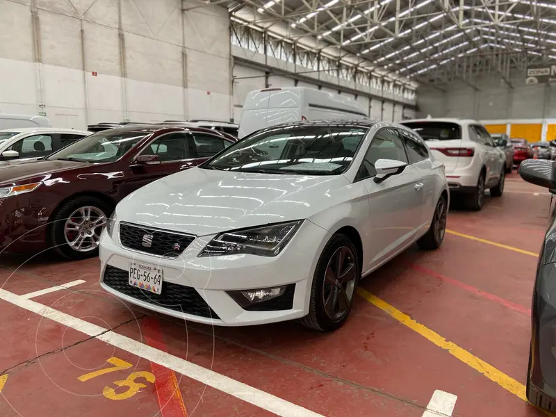 Foto SEAT Leon FR 1.4T 140 HP usado (2016) color Blanco Nieve financiado en mensualidades(enganche $62,500 mensualidades desde $6,700)