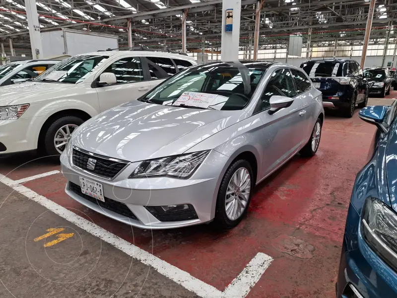 Foto SEAT Leon Style 1.4T 150HP usado (2017) color Plata Estelar financiado en mensualidades(enganche $75,000 mensualidades desde $5,250)