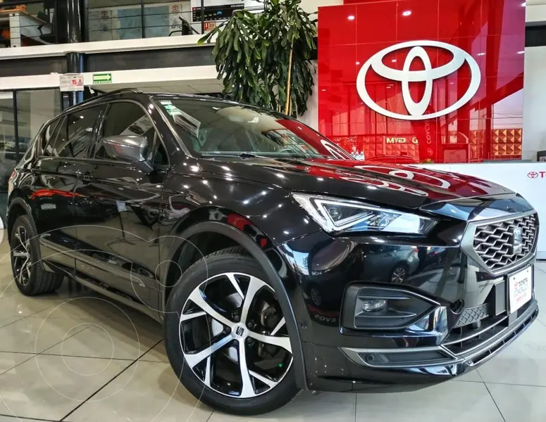 Foto SEAT Tarraco FR 3ra Fila usado (2022) color Negro financiado en mensualidades(enganche $200,222 mensualidades desde $8,602)