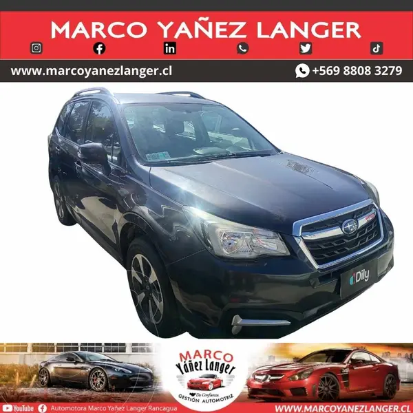 Foto Subaru Forester 2.0i AWD X usado (2017) color Gris precio $12.790.000