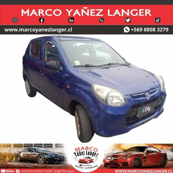 Foto Suzuki Alto 800 0.8L DLX 2AB usado (2017) color Azul precio $4.890.000