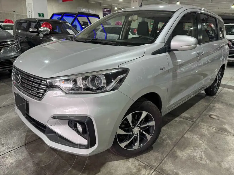 Foto Suzuki Ertiga Boostergreen GLX usado (2021) color Plata financiado en mensualidades(enganche $76,300 mensualidades desde $5,837)
