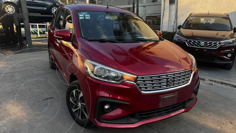 Foto Suzuki Ertiga GLX Aut usado (2020) color Rojo financiado en mensualidades(enganche $85,750)