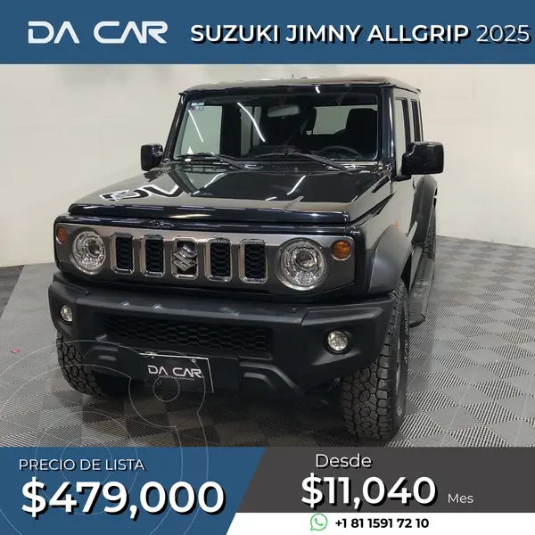 Foto Suzuki Jimny GLX Aut usado (2025) color Negro precio $479,000