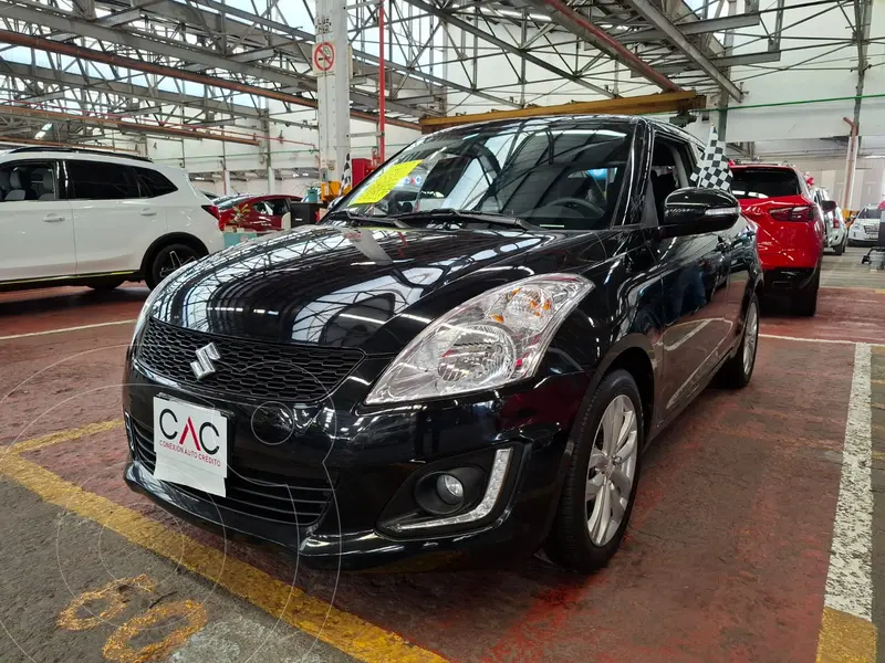 Foto Suzuki Swift GLX usado (2016) color Negro financiado en mensualidades(enganche $50,000 mensualidades desde $4,450)