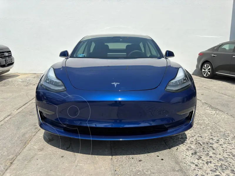 Foto Tesla Model 3 Autonomia Estandar Plus usado (2020) color Azul Metalico financiado en mensualidades(enganche $62,500 mensualidades desde $20,500)