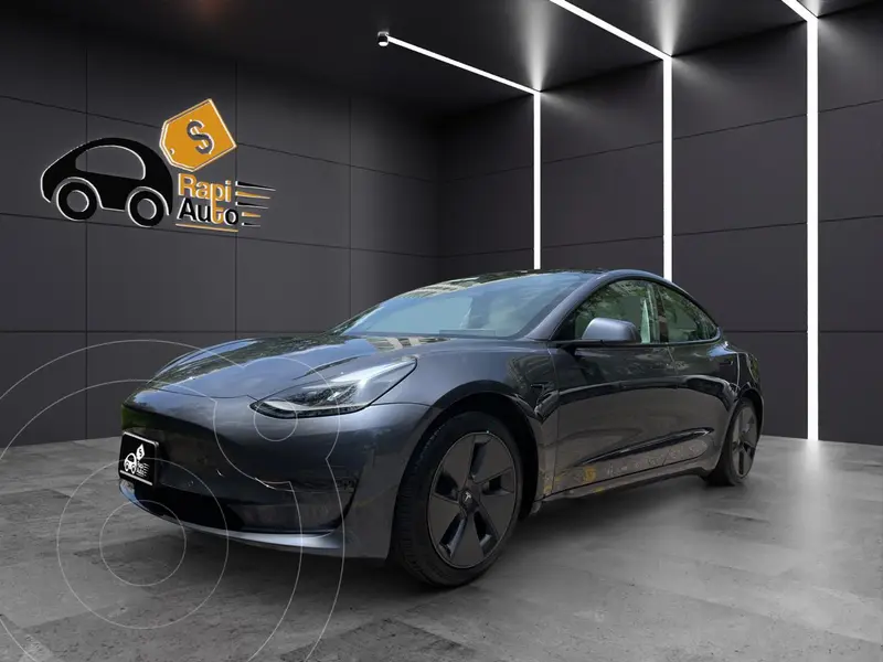 Foto Tesla Model 3 Autonomia Mayor AWD usado (2021) color Plata Metalico financiado en mensualidades(enganche $179,442 mensualidades desde $16,280)