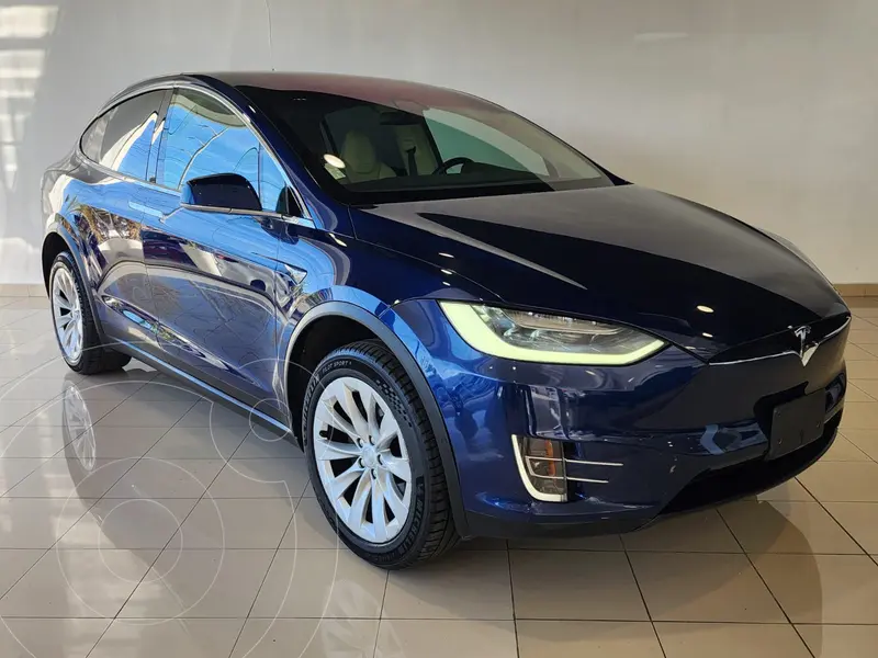 Foto Tesla Model X 75D usado (2018) color Azul financiado en mensualidades(enganche $135,507 mensualidades desde $14,470)